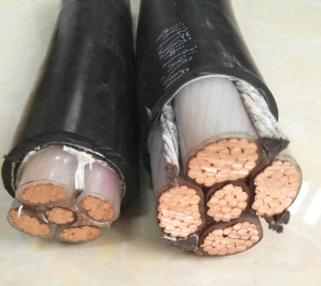 冠纜國標電纜，廣東國標電纜（YJV 4+1）